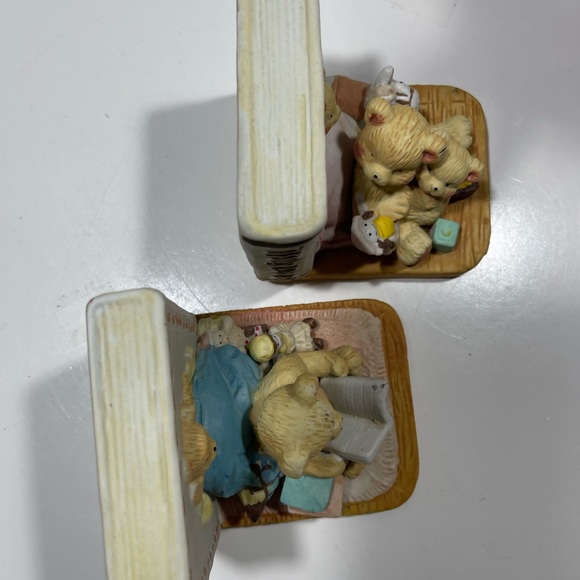 1993 Vtg Albert Price Teddy's Day Out Bookends (T42) - Picture 9 of 11